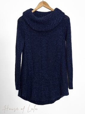 🖤5/$40!! Navy Cowl Neck Soft Women's Sweater. Ricki’s Small
